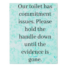 Bathroom Sign