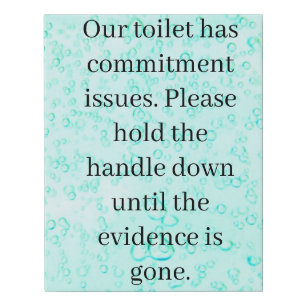 Bathroom Sign