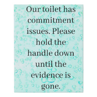 Bathroom Sign
