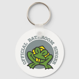 bathroom singer keychain