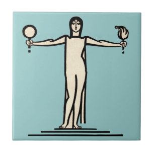 Bathroom Tile Vintage French Art Deco