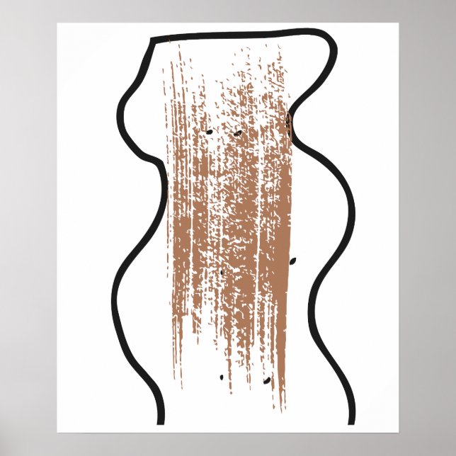 Bathroom Toilet Paper Humor Poster (Front)