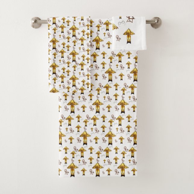 Bathroom Towel Sets Antiques (Insitu)