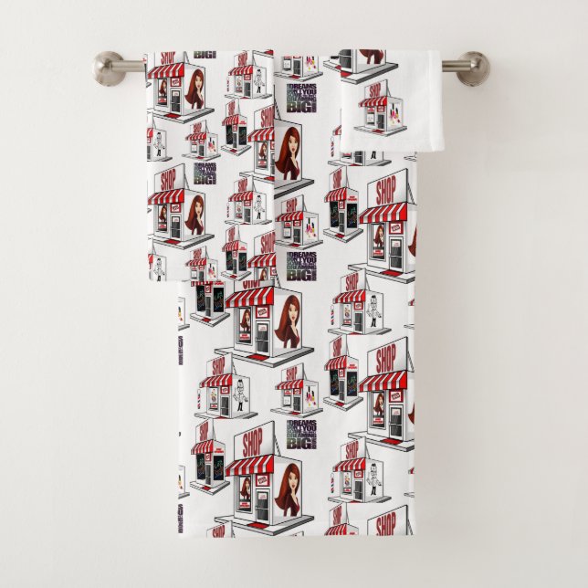 Bathroom Towel Sets Beauty Salon (Insitu)