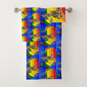 Bathroom Towel Sets Cats
