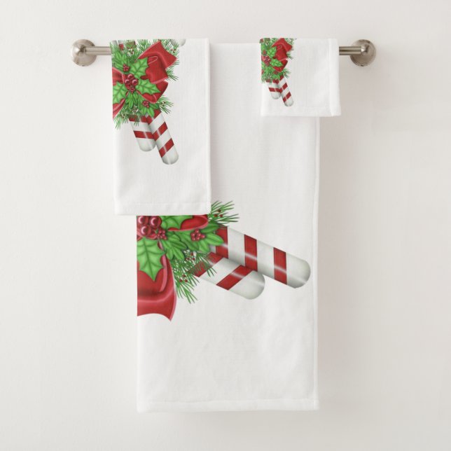 Bathroom Towel Sets Christmas (Insitu)