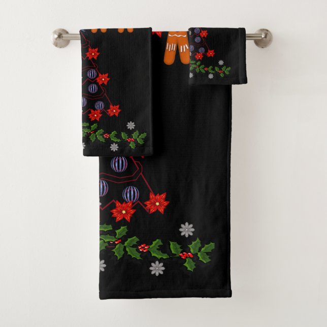 Bathroom Towel Sets Christmas (Insitu)