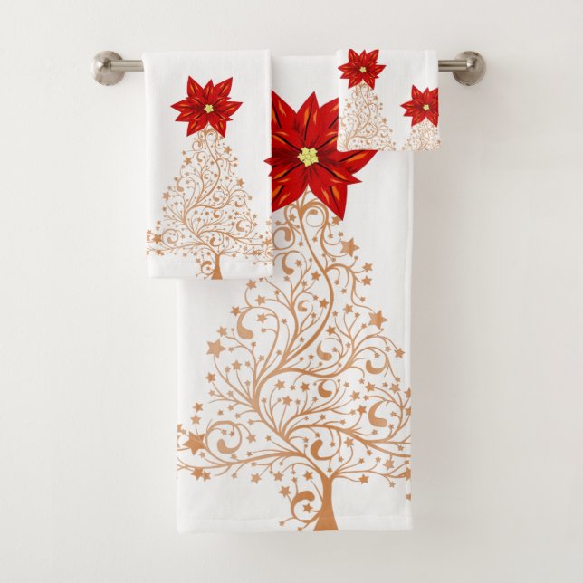 Bathroom Towel Sets Christmas (Insitu)