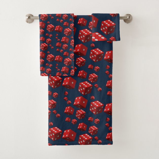 Bathroom Towel Sets Dice (Insitu)