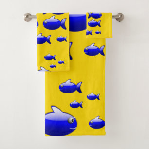 Bathroom Towel Sets Fish