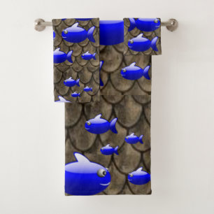 Bathroom Towel Sets Fish