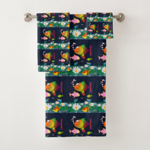 Bathroom Towel Sets Fish