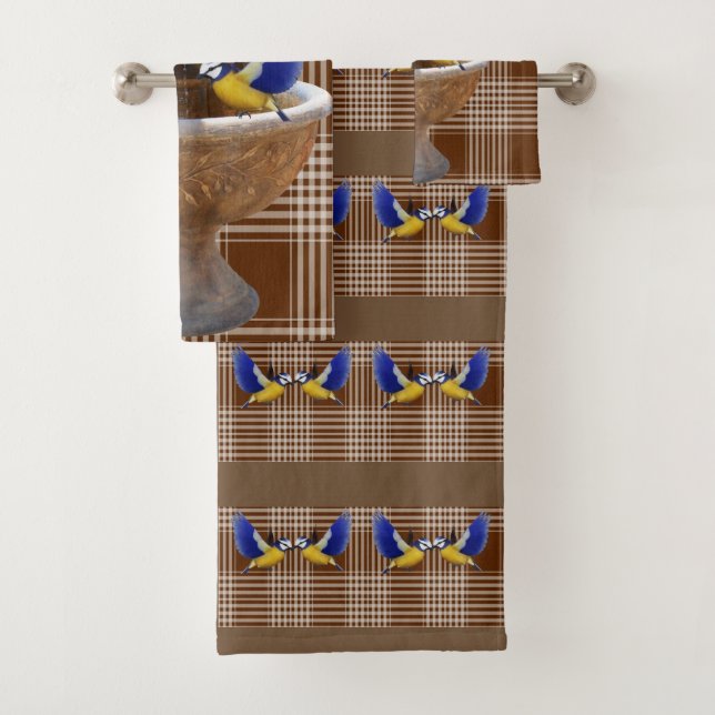 Bathroom Towel Sets Floral (Insitu)