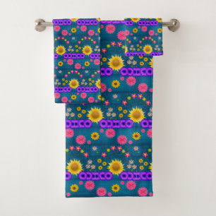 Bathroom Towel Sets Floral