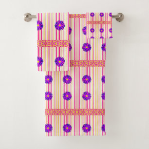 Bathroom Towel Sets Floral