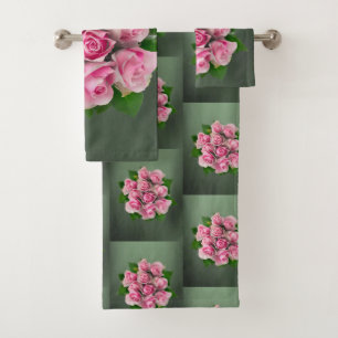 Bathroom Towel Sets Floral
