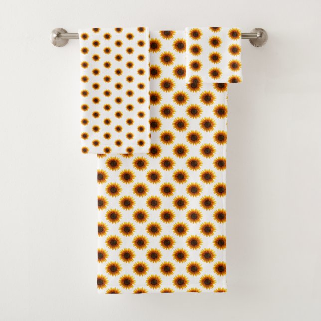 Bathroom Towel Sets Floral (Insitu)