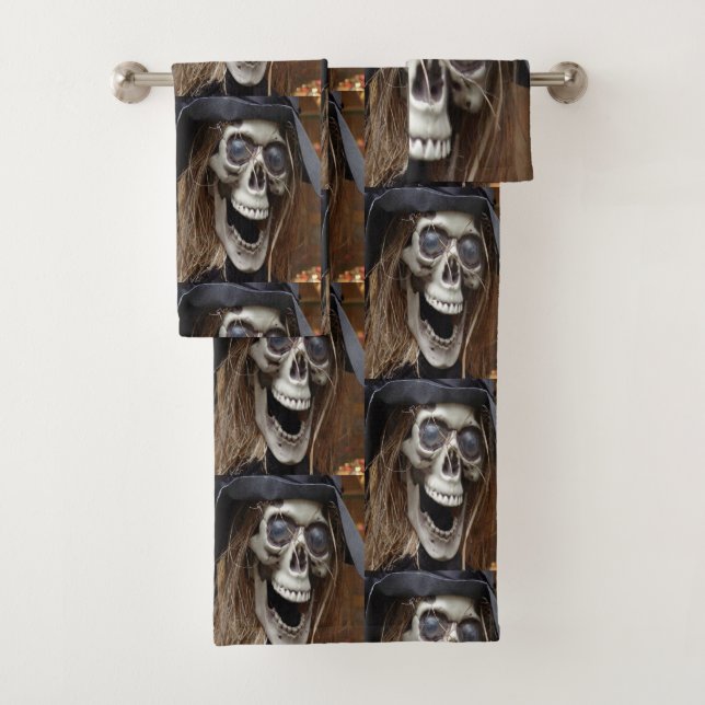 Bathroom Towel Sets Halloween (Insitu)