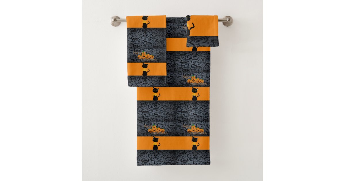 Bathroom Towel Sets Halloween | Zazzle