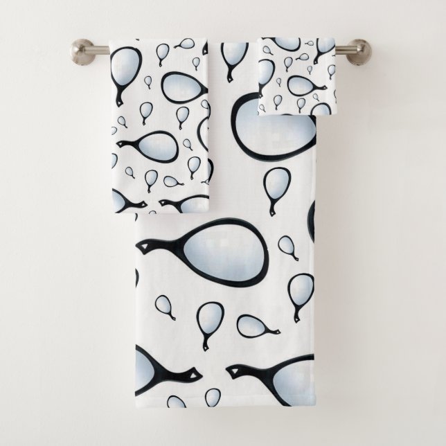 Bathroom Towel Sets Hand Mirrors Stylist Barbers (Insitu)