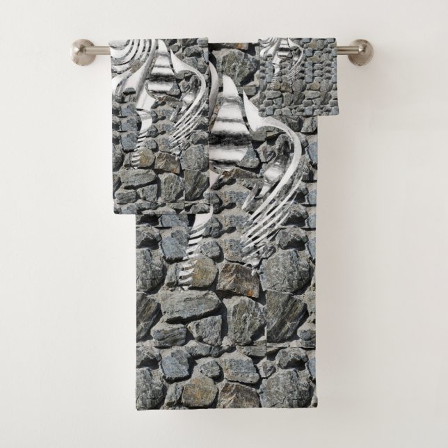 Bathroom Towel Sets Horse (Insitu)