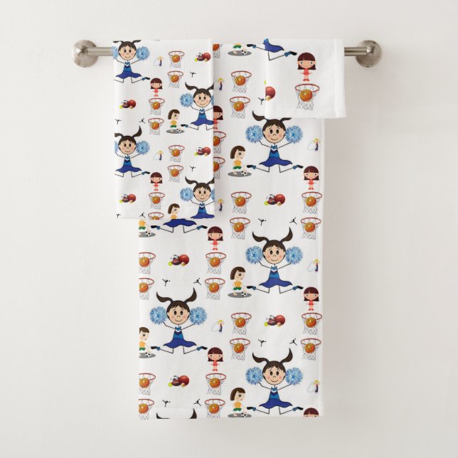 Bathroom Towel Sets Sports (Insitu)