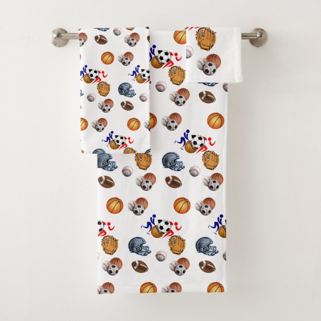 Bathroom Towel Sets Sports (Insitu)