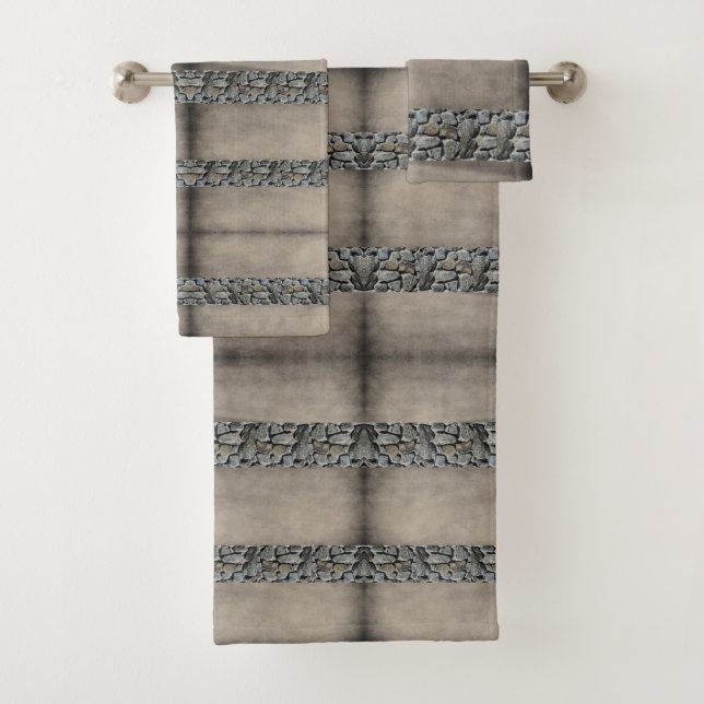 Bathroom Towel Sets Stone (Insitu)