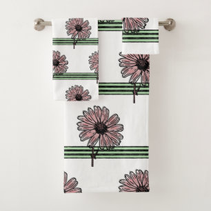 Bathroom Towel Sets Sunflowers