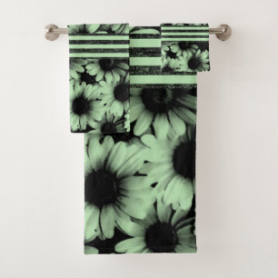 Bathroom Towel Sets Sunflowers