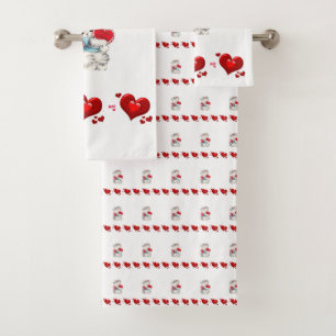 Bathroom Towel Sets Valentine's Day