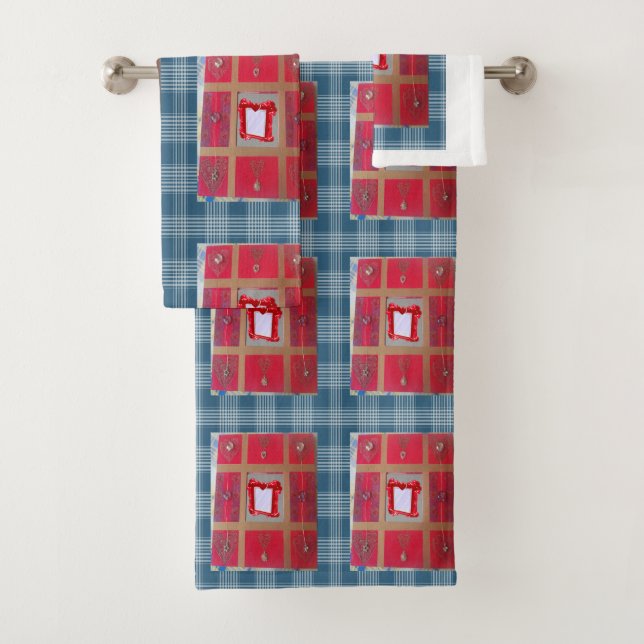 Bathroom Towel Sets Valentine's Day (Insitu)