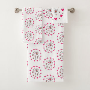 Bathroom Towel Sets Valentine's Day