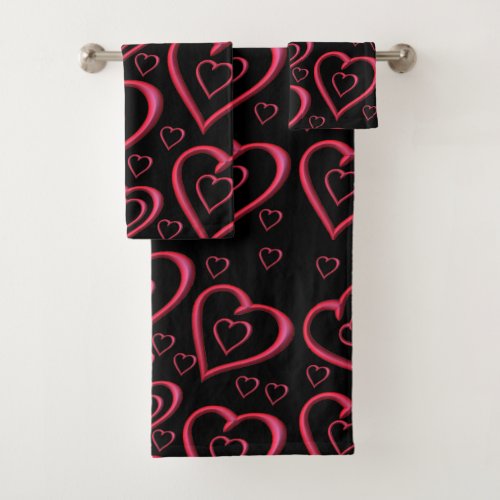 Bathroom Towel Sets Valentines Day