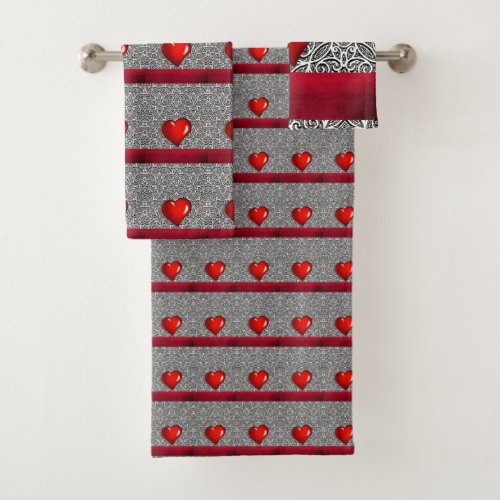 Bathroom Towel Sets Valentines Day