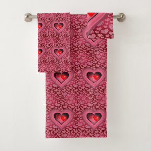 Bathroom Towel Sets Valentine's Day