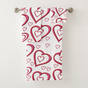 Bathroom Towel Sets Valentine's Day