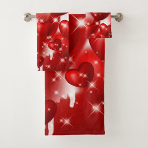 Bathroom Towel Sets Valentine's Day