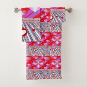 Bathroom Towel Sets Valentine's Day