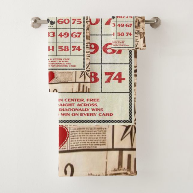 Bathroom Towel Sets Valentine's Day (Insitu)