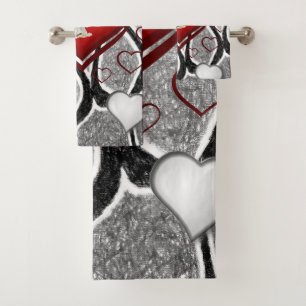 Bathroom Towel Sets Valentine's Day