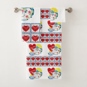 Bathroom Towel Sets Valentine's Day