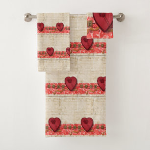 Bathroom Towel Sets Valentine's Day
