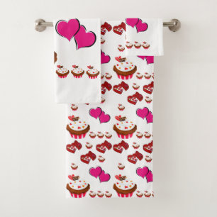 Bathroom Towel Sets Valentine's Day
