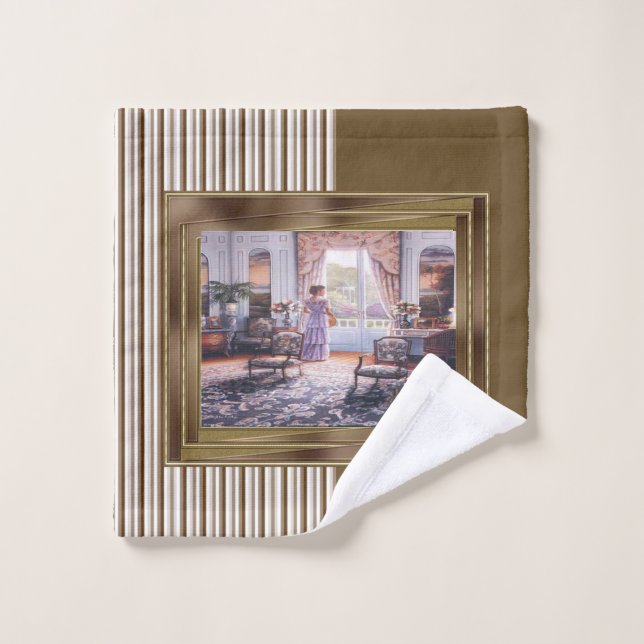 Bathroom Towel Sets Victorian (Wash Cloth)