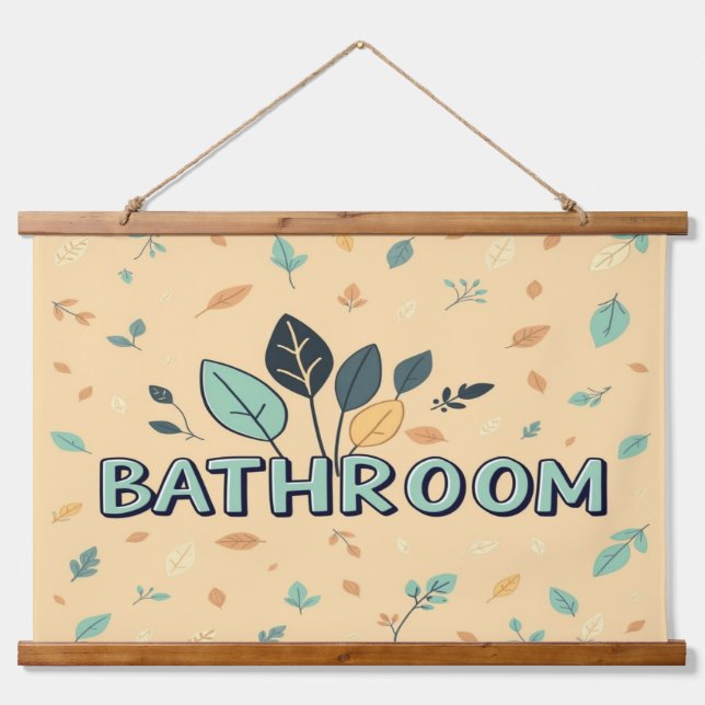 BATHROOM Wall Tapestry (Front)