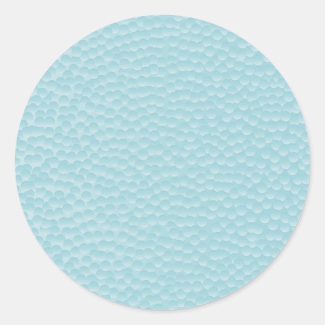 Bathroom Window Glass Classic Round Sticker (Front)