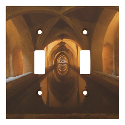 Baths of the Alcazar in Seville 1 travel wall  Light Switch Cover