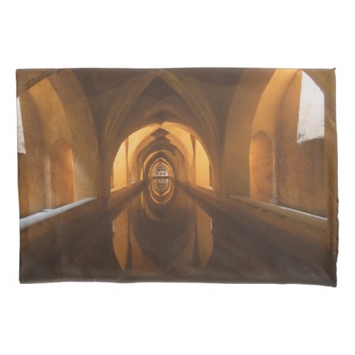 Baths of the Alcazar in Seville 1 travel wall  Pillow Case