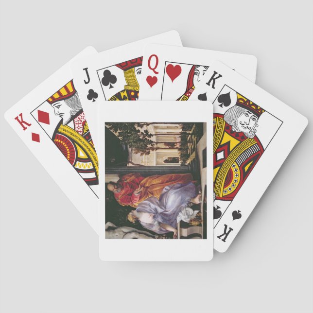 Bathsheba Bathing, c.1575 (oil on canvas) Poker Cards (Back)